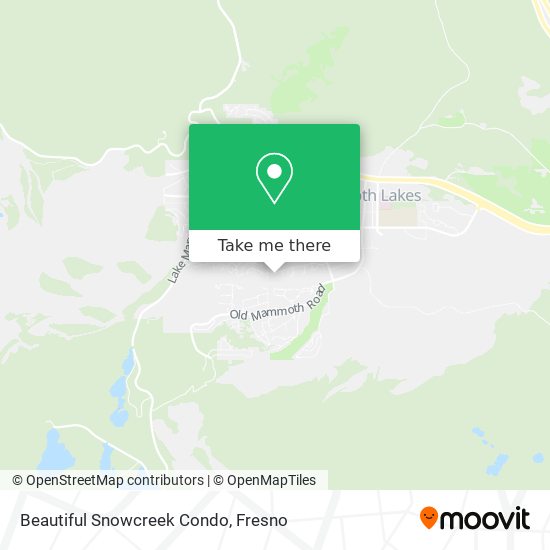 Beautiful Snowcreek Condo map