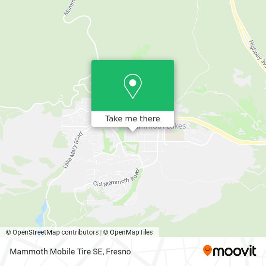 Mammoth Mobile Tire SE map