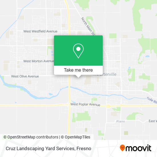 Cruz Landscaping Yard Services map