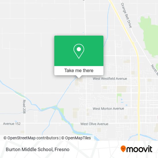 Burton Middle School map