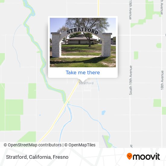 Stratford, California map