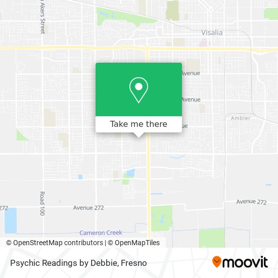 Psychic Readings by Debbie map
