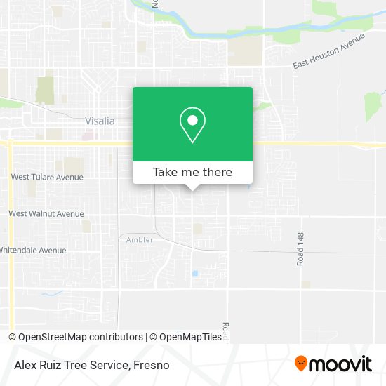 Mapa de Alex Ruiz Tree Service