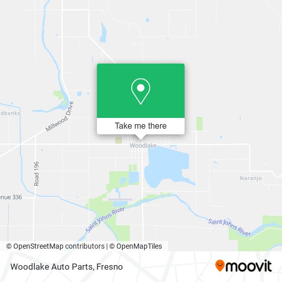 Mapa de Woodlake Auto Parts