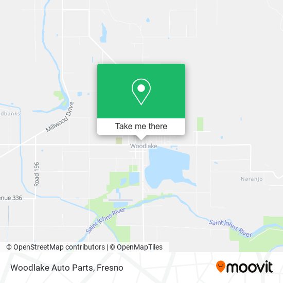 Woodlake Auto Parts map