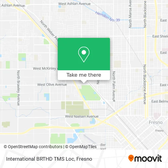 Mapa de International BRTHD TMS Loc