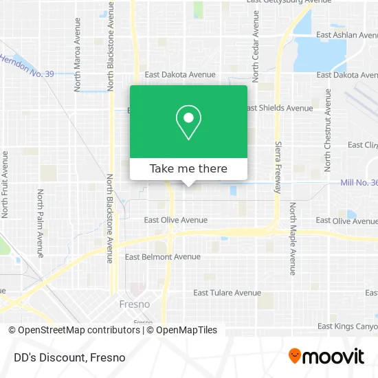 Mapa de DD's Discount