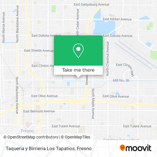 Mapa de Taqueria y Birrieria Los Tapatios