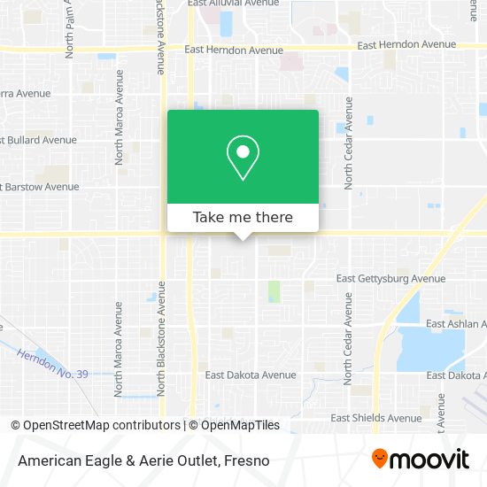 American Eagle & Aerie Outlet map