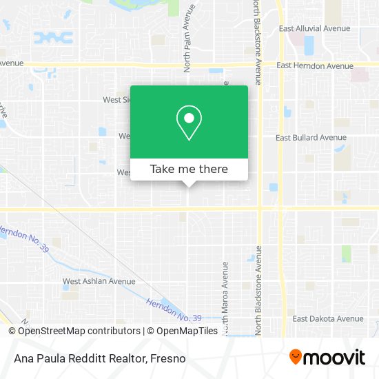 Ana Paula Redditt Realtor map