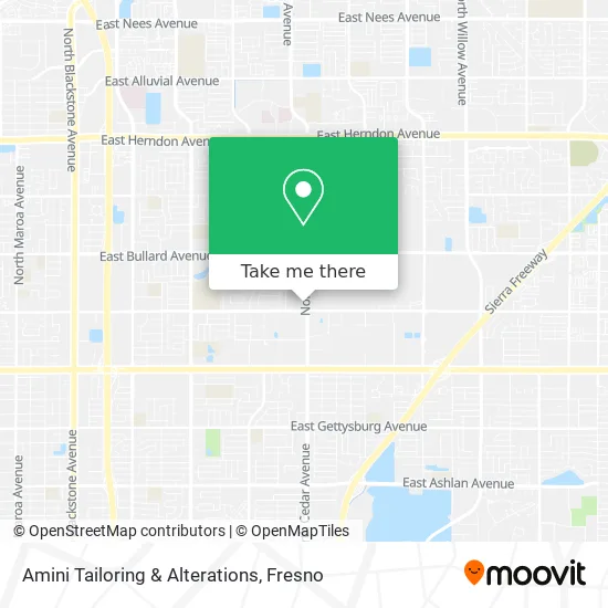 Mapa de Amini Tailoring & Alterations