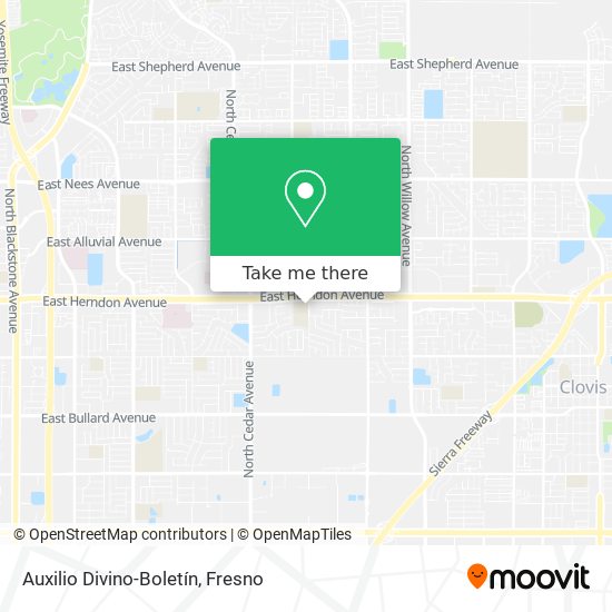Auxilio Divino-Boletín map