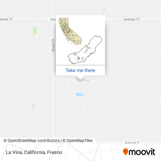 La Vina, California map