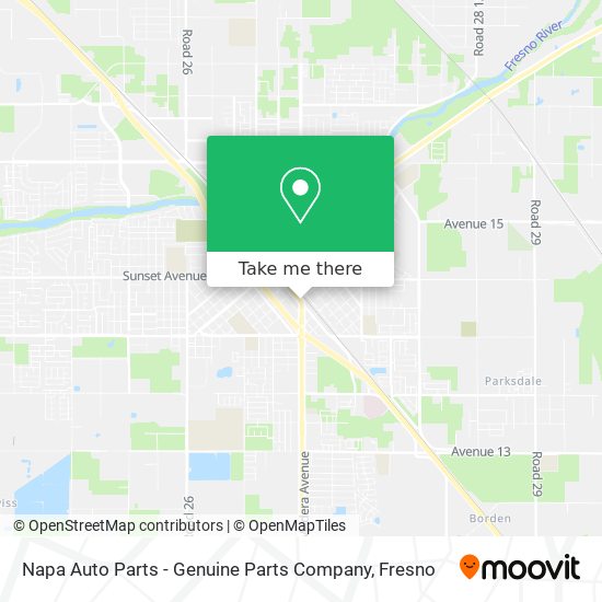 Napa Auto Parts - Genuine Parts Company map