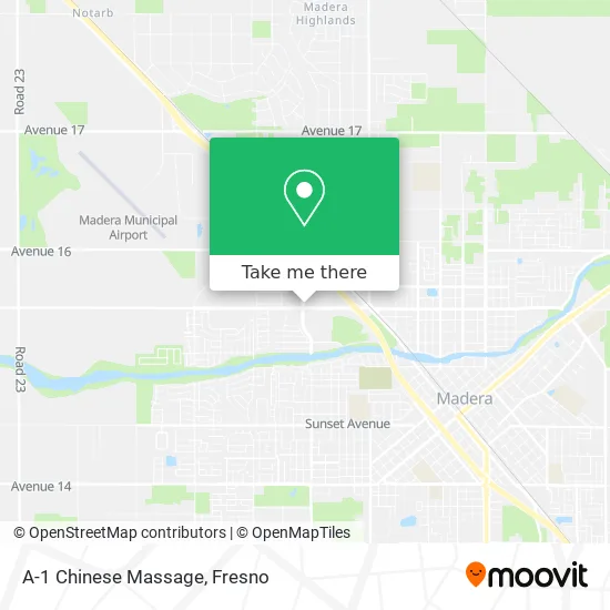 A-1 Chinese Massage map