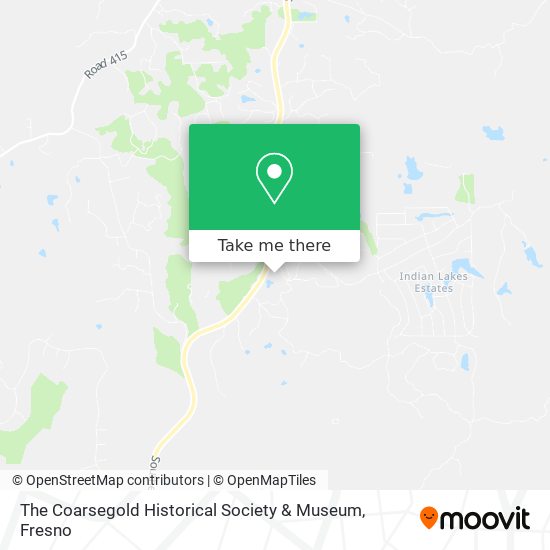 The Coarsegold Historical Society & Museum map