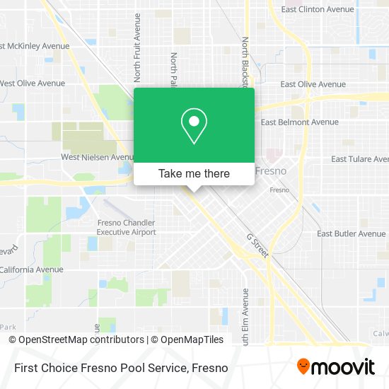 First Choice Fresno Pool Service map