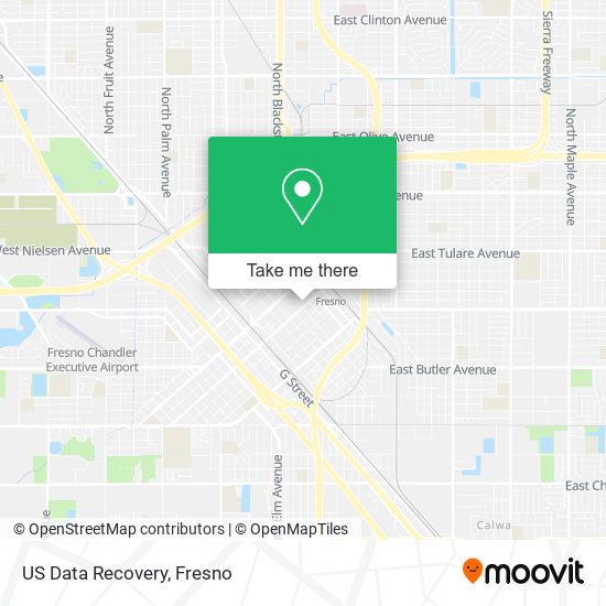 Mapa de US Data Recovery