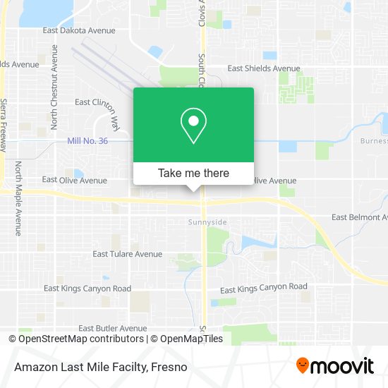 Amazon Last Mile Facilty map