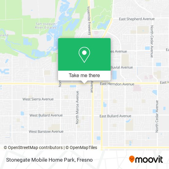 Mapa de Stonegate Mobile Home Park