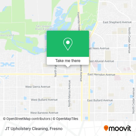 JT Upholstery Cleaning map