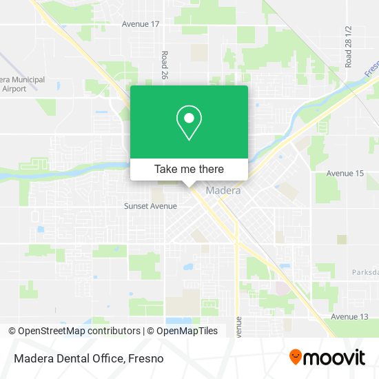 Madera Dental Office map