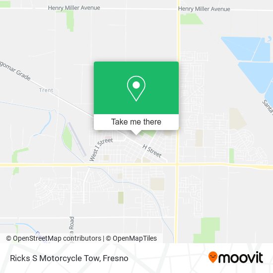 Mapa de Ricks S Motorcycle Tow