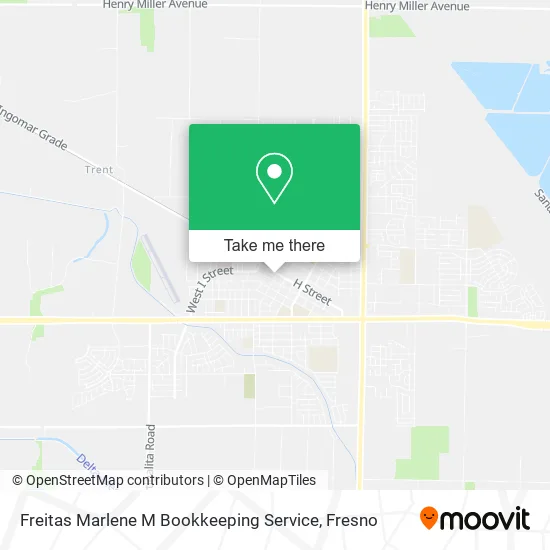 Mapa de Freitas Marlene M Bookkeeping Service
