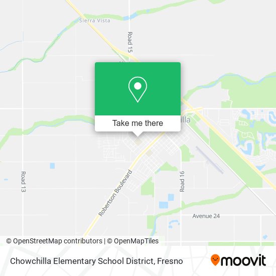 Mapa de Chowchilla Elementary School District