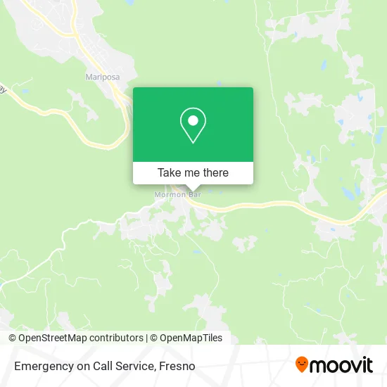 Emergency on Call Service map