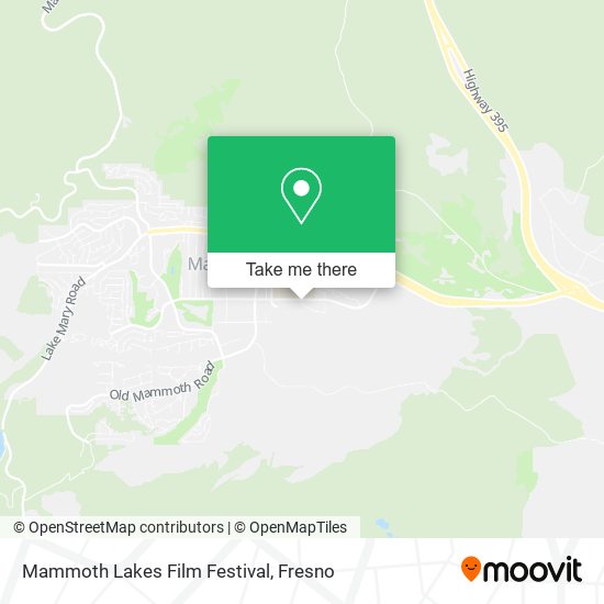 Mammoth Lakes Film Festival map