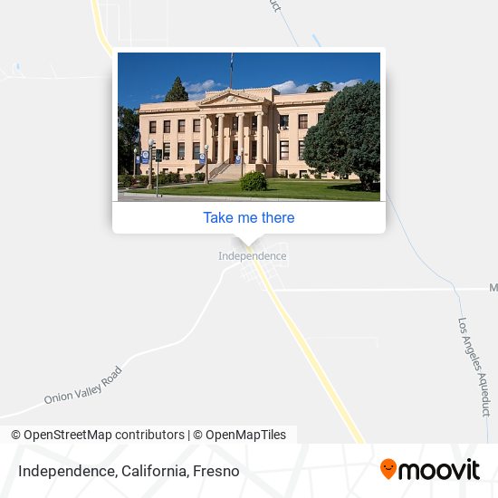 Mapa de Independence, California