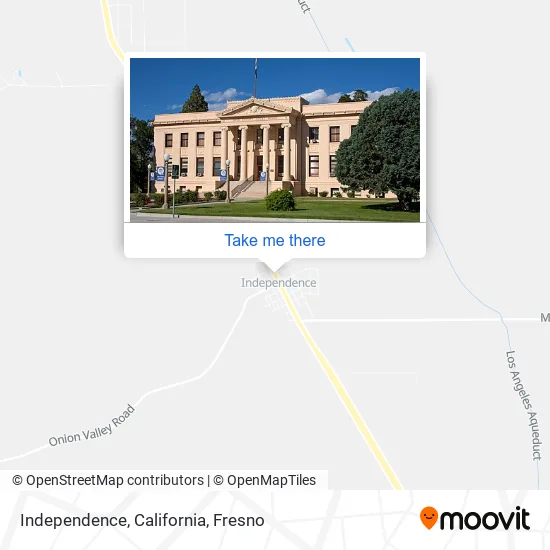 Independence, California map