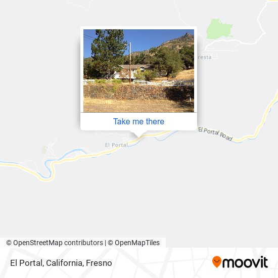 Mapa de El Portal, California