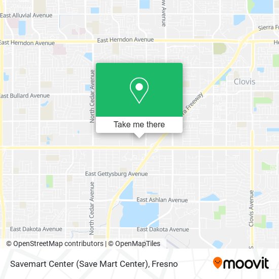 Savemart Center (Save Mart Center) map