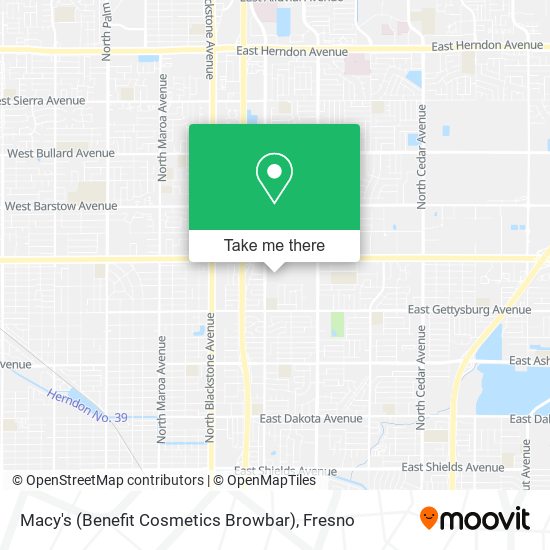 Macy's (Benefit Cosmetics Browbar) map