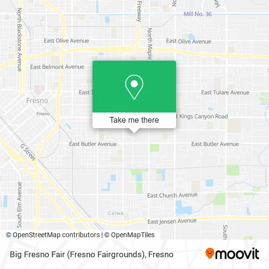 Big Fresno Fair (Fresno Fairgrounds) map