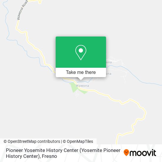 Pioneer Yosemite History Center map