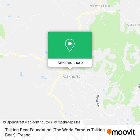 Talking Bear Foundation (The World Famous Talking Bear) map