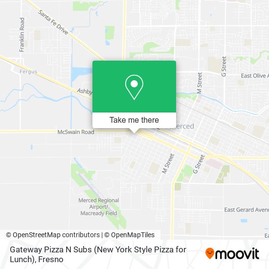 Mapa de Gateway Pizza N Subs (New York Style Pizza for Lunch)