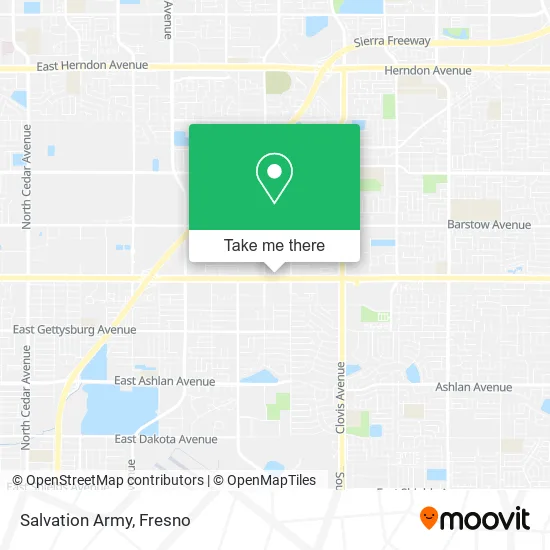 Mapa de Salvation Army