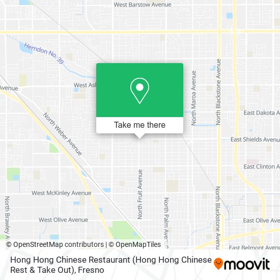 Mapa de Hong Hong Chinese Restaurant (Hong Hong Chinese Rest & Take Out)