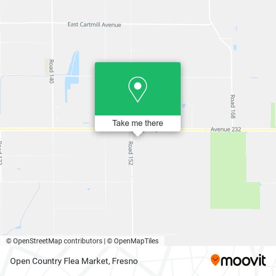 Open Country Flea Market map