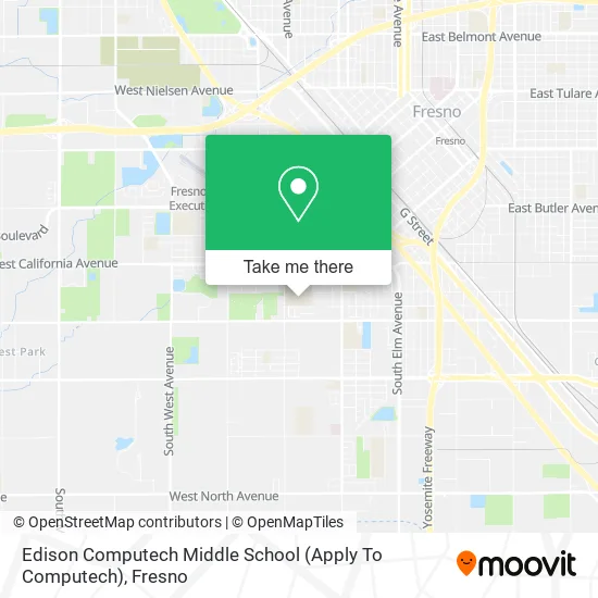 Mapa de Edison Computech Middle School (Apply To Computech)
