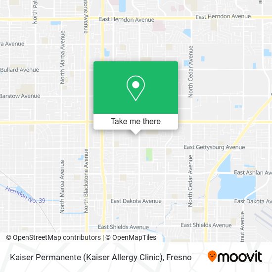 Kaiser Permanente (Kaiser Allergy Clinic) map