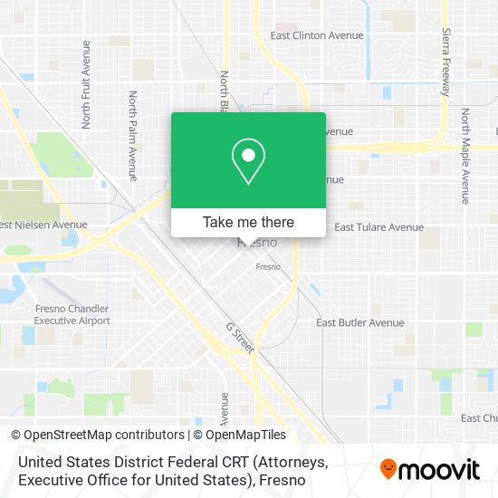 Mapa de United States District Federal CRT (Attorneys, Executive Office for United States)