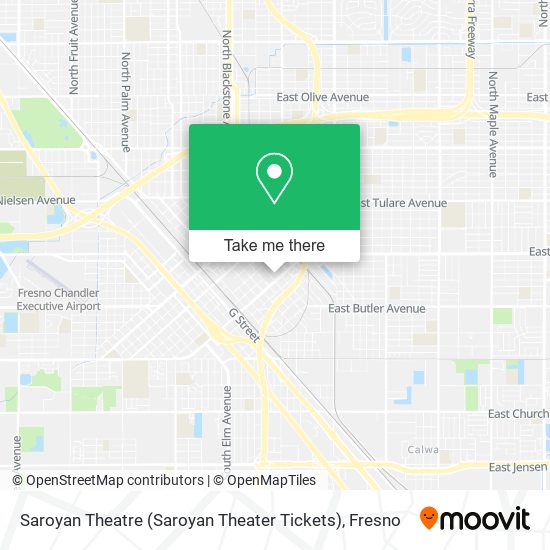 Saroyan Theatre (Saroyan Theater Tickets) map