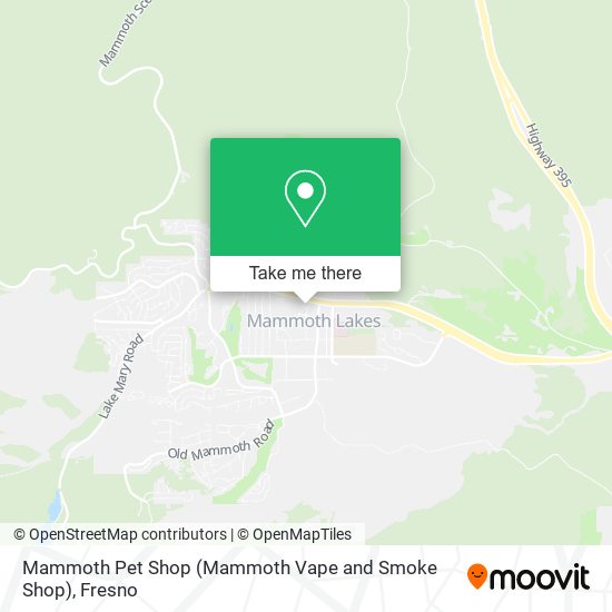 Mammoth Pet Shop (Mammoth Vape and Smoke Shop) map