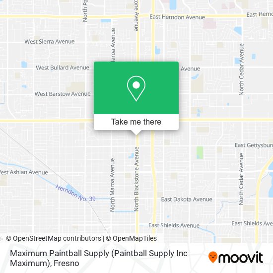 Maximum Paintball Supply map