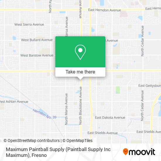 Mapa de Maximum Paintball Supply